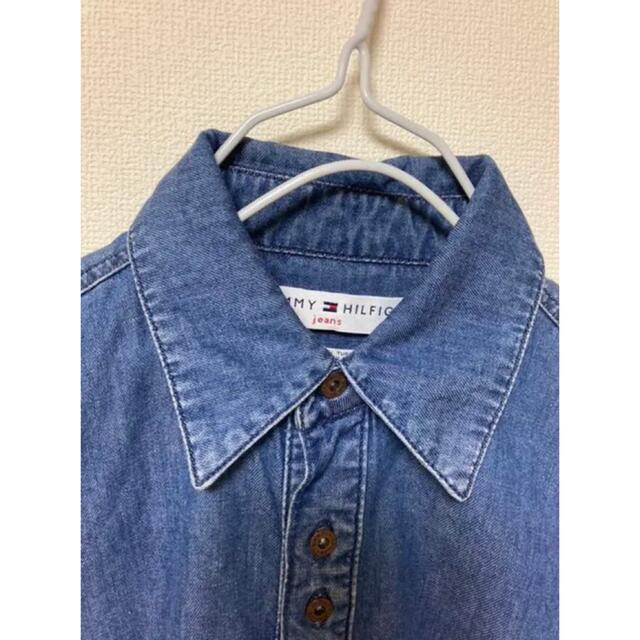 TOMMY HILFIGER(トミーヒルフィガー)の★トミージーンズ★デニム半袖シャツ レディースのトップス(Tシャツ(半袖/袖なし))の商品写真