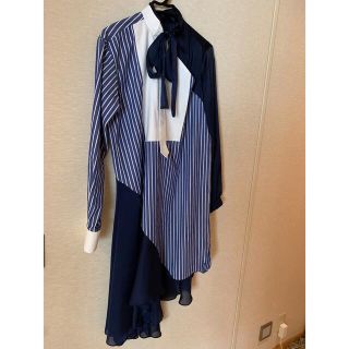 サカイ(sacai)のお値下げ　sacai  サカイ　シャツワンピース　5478(ロングワンピース/マキシワンピース)