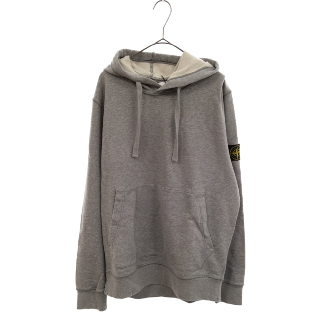 STONE ISLAND ストーンアイランド 20SS COTTON SWEAT PULLOVER HOODIE 721564151 コットンスウェットプルオーバーパーカー グレー