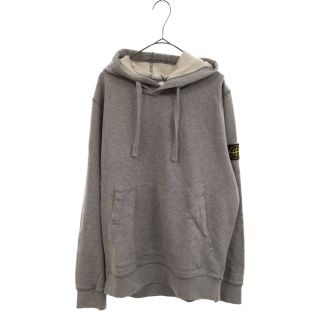 ストーンアイランド(STONE ISLAND)のSTONE ISLAND ストーンアイランド 20SS COTTON SWEAT PULLOVER HOODIE 721564151 コットンスウェットプルオーバーパーカー グレー(パーカー)