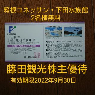 箱根小涌園ユネッサン・下田水族館 2名様御招待券(遊園地/テーマパーク)