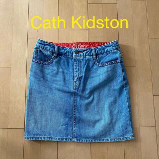 キャスキッドソン(Cath Kidston)のキャスキットソン　デニムスカート(ミニスカート)