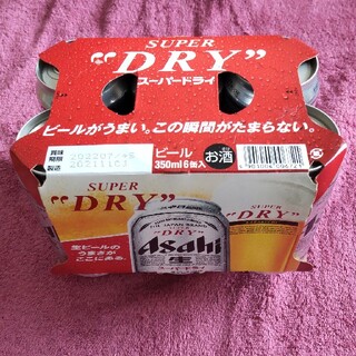 アサヒ(アサヒ)の☆彡 絶版 旧パッケージ アサヒスーパードライ  350ml缶 6本入り2箱☆彡(ビール)