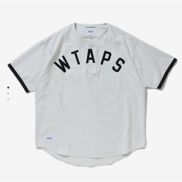 W)taps(ダブルタップス)のwtaps LEAGUE SS COTTON. FLANNEL M ホワイト メンズのトップス(シャツ)の商品写真