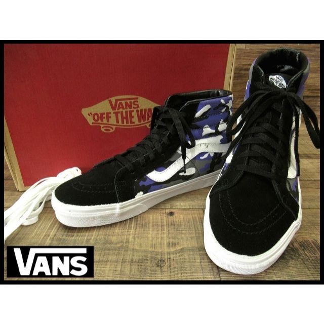 VANS(ヴァンズ)の専用　極美品 ヴァンズ スケートハイ リシュー ポップカモ スニーカー メンズの靴/シューズ(スニーカー)の商品写真