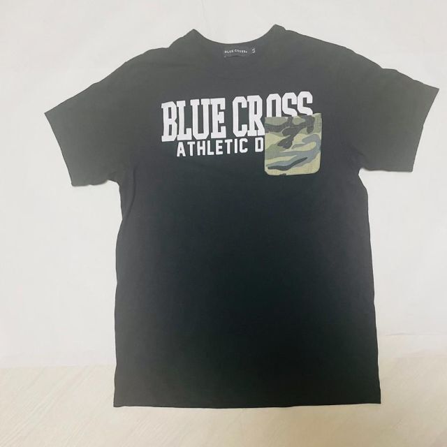bluecross(ブルークロス)のブルークロスの迷彩柄がワンポイント半袖 LL メンズのトップス(Tシャツ/カットソー(半袖/袖なし))の商品写真