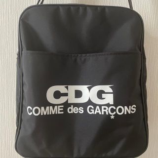 コムデギャルソン(COMME des GARCONS)のコムデギャルソンCDG エアライン ロゴ ショルダーバッグ 黒(ショルダーバッグ)