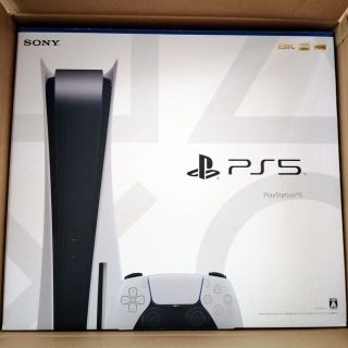 プレイステーション(PlayStation)の新品未開封 PlayStation 5 ディスクドライブ搭載モデル 本体(家庭用ゲーム機本体)