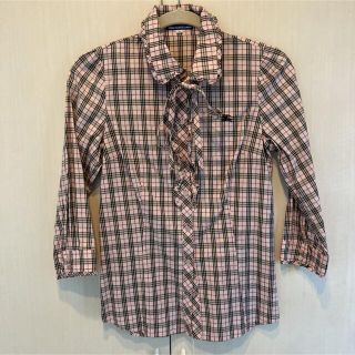 バーバリーブルーレーベル(BURBERRY BLUE LABEL)のバーバリーブルーレーベルチェック柄シャツ(シャツ/ブラウス(長袖/七分))