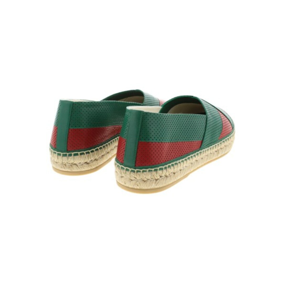 Gucci(グッチ)のGUCCI グッチ シューズ（その他） 7(25.5cm位) 緑x赤 【古着】【中古】 メンズの靴/シューズ(その他)の商品写真