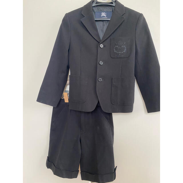 BURBERRY(バーバリー)の美品　BURBERRY　フォーマルスーツ　120cm 男の子 卒園式　入学式 キッズ/ベビー/マタニティのキッズ服男の子用(90cm~)(ドレス/フォーマル)の商品写真