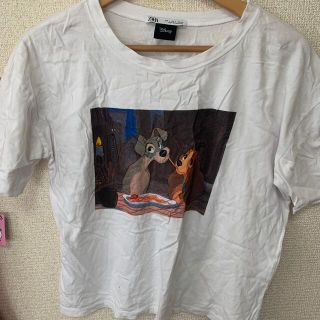 ザラ(ZARA)のZARA ディズニー　Tシャツ(Tシャツ(半袖/袖なし))