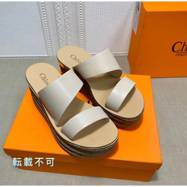 chloe クロエ コルクサンダル キャメル | paymentsway.co