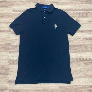 ポロラルフローレン(POLO RALPH LAUREN)の【大人気】ポロベア　ポロシャツ　半袖　ワンポイント　ブラック　刺繍(ポロシャツ)