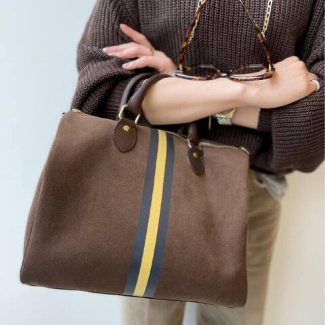 バッグ新品　SITA PARANTICA Border Boston Bag イエロー