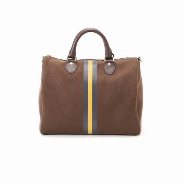 L'Appartement DEUXIEME CLASSE(アパルトモンドゥーズィエムクラス)の新品　SITA PARANTICA Border Boston Bag イエロー レディースのバッグ(ボストンバッグ)の商品写真