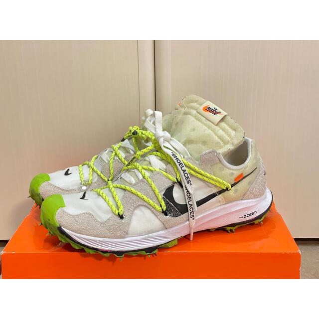 OFF-WHITE × NIKE AIR ZOOM テラカイガーWHITE28