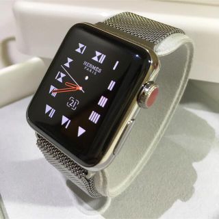 アップルウォッチ(Apple Watch)のApple Watch HERMES series3 アップルウォッチ 38mm(腕時計(デジタル))