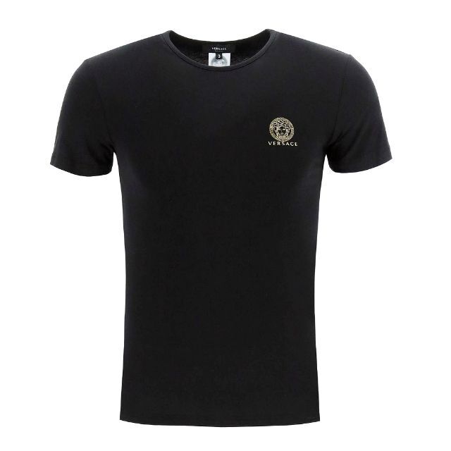 VERSACE(ヴェルサーチ)の12 VERSACE ブラック ホワイト 2枚セット Tシャツ  size 6 メンズのトップス(Tシャツ/カットソー(半袖/袖なし))の商品写真