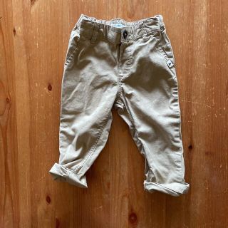 エイチアンドエム(H&M)のベージュパンツ80ストレッチ素材(パンツ)