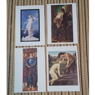 ポストカード①4枚セット 美術館 絵葉書(印刷物)