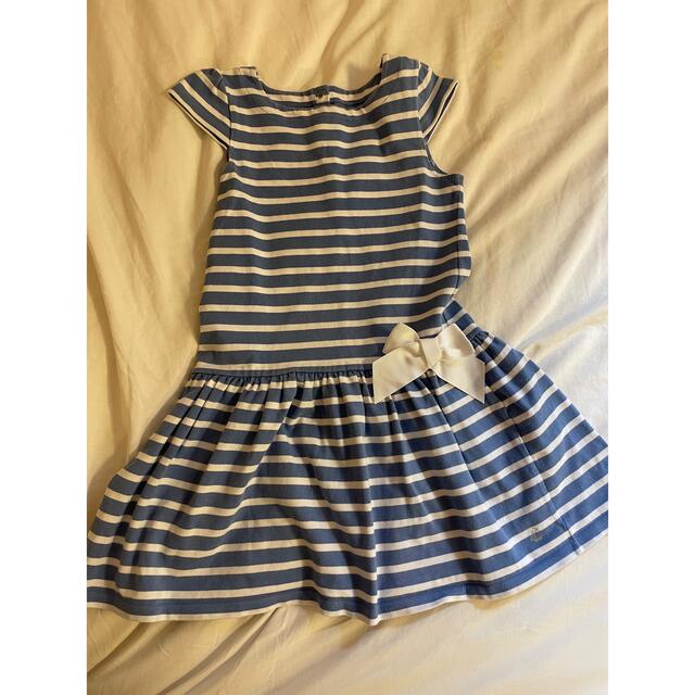 PETIT BATEAU(プチバトー)の最終お値下げ！プチバトー　128 キッズ/ベビー/マタニティのキッズ服女の子用(90cm~)(ワンピース)の商品写真