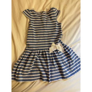 プチバトー(PETIT BATEAU)の最終お値下げ！プチバトー　128(ワンピース)