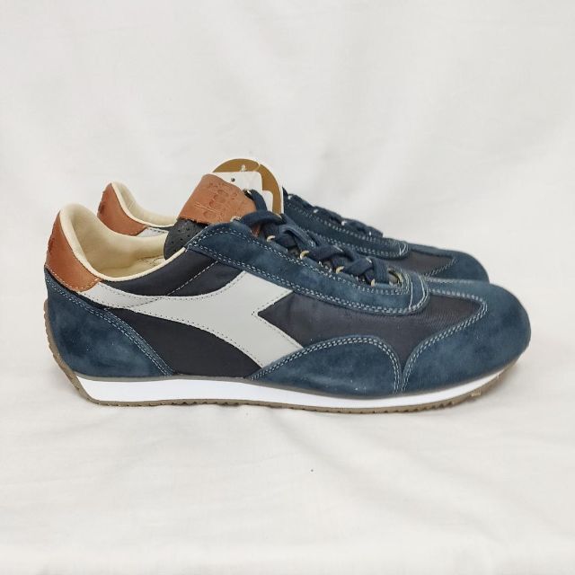 DIADORA(ディアドラ)の訳有 未使用 diadora heritage 定番レザースニーカー ネイビー メンズの靴/シューズ(スニーカー)の商品写真