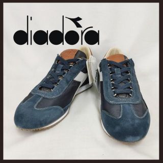 ディアドラ(DIADORA)の訳有 未使用 diadora heritage 定番レザースニーカー ネイビー(スニーカー)