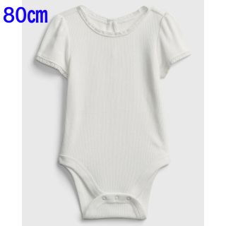 ベビーギャップ(babyGAP)の『新品』babyGap 半袖リブボディ 80㎝(肌着/下着)