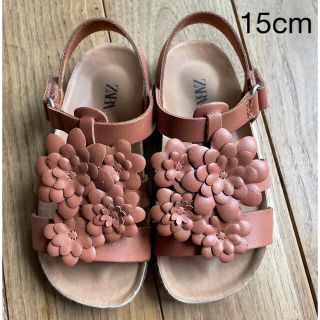 ザラキッズ(ZARA KIDS)のzara baby サンダル15cm(サンダル)