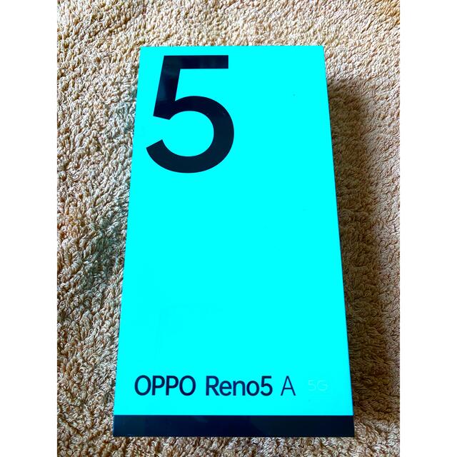 オッポ/Oppo Reno 5a シルバーブラック 新品未開封 eSIM