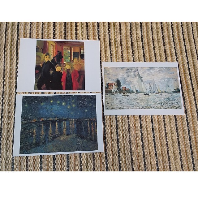 ポストカード④オルセー美術館展 3枚 ゴッホ、モネなど エンタメ/ホビーの美術品/アンティーク(その他)の商品写真