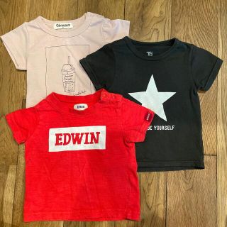 エドウィン(EDWIN)の80cm 半袖 Tシャツ 3枚セット ベビー キッズ 男の子 女の子 EDWIN(Ｔシャツ)