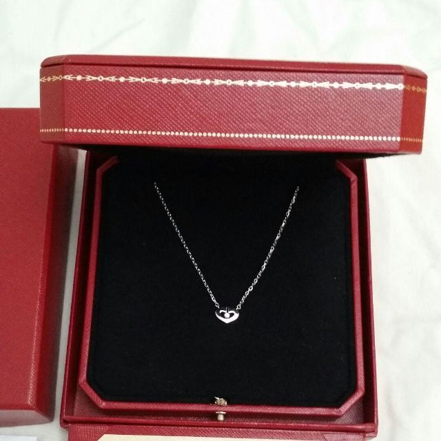 せずそのま Cartier Cハート ネックレスの通販 by ナガノ's shop