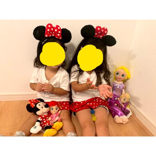 Disney(ディズニー)のKIDS ミニーカチューシャ２個セット キッズ/ベビー/マタニティのキッズ服女の子用(90cm~)(その他)の商品写真