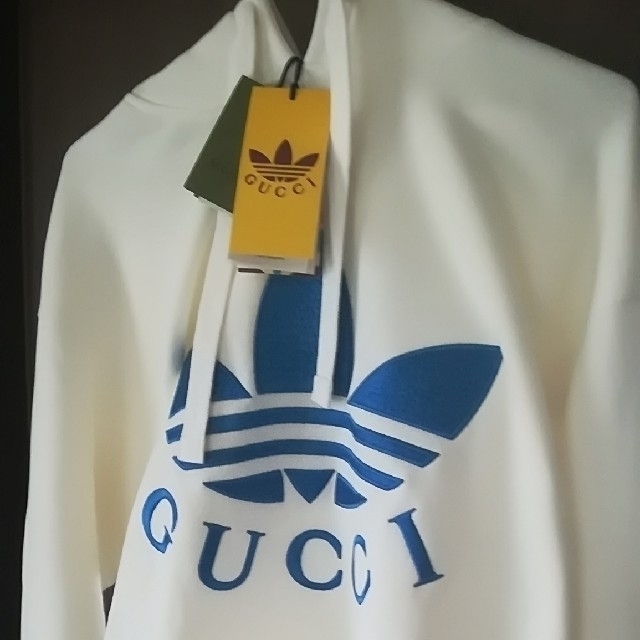 ★レア★adidas x Gucci スウェットシャツ　パーカー　グッチ　M