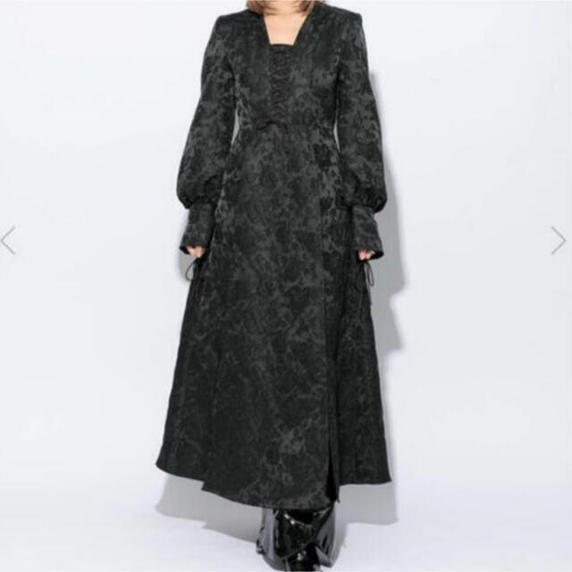 2日間限定値下げ】melt the lady フラワージャガードロングドレス