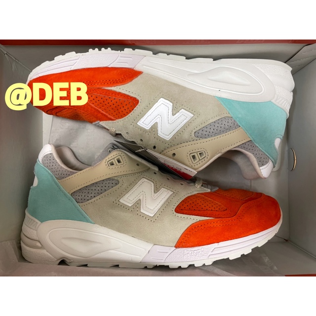 New Balance(ニューバランス)のKITH × New Balance 990V2 Cyclades 27.5cm メンズの靴/シューズ(スニーカー)の商品写真