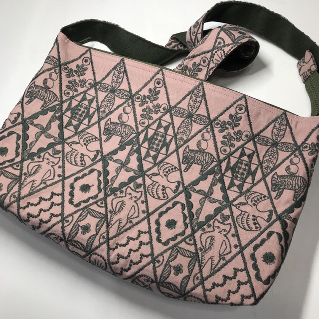 q)ミナペルホネン☆ハンドメイド ショルダーバッグ 小(symphony)