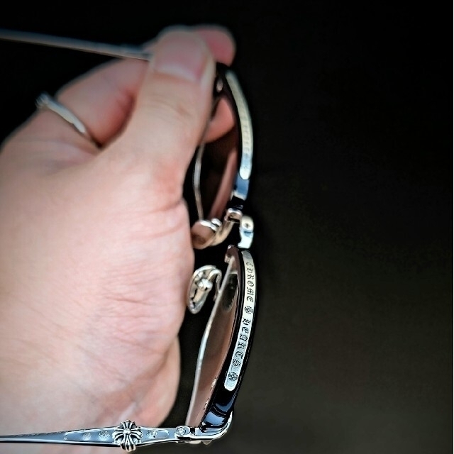 Chrome Hearts(クロムハーツ)の早い物勝ち　極上品　本物　クロムハーツ　メガネ　眼鏡　サングラス メンズのファッション小物(サングラス/メガネ)の商品写真