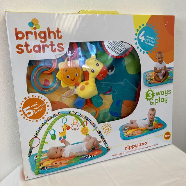 【新品未使用】bright starts ジッピーズー　アクティブジム キッズ/ベビー/マタニティのおもちゃ(ベビージム)の商品写真