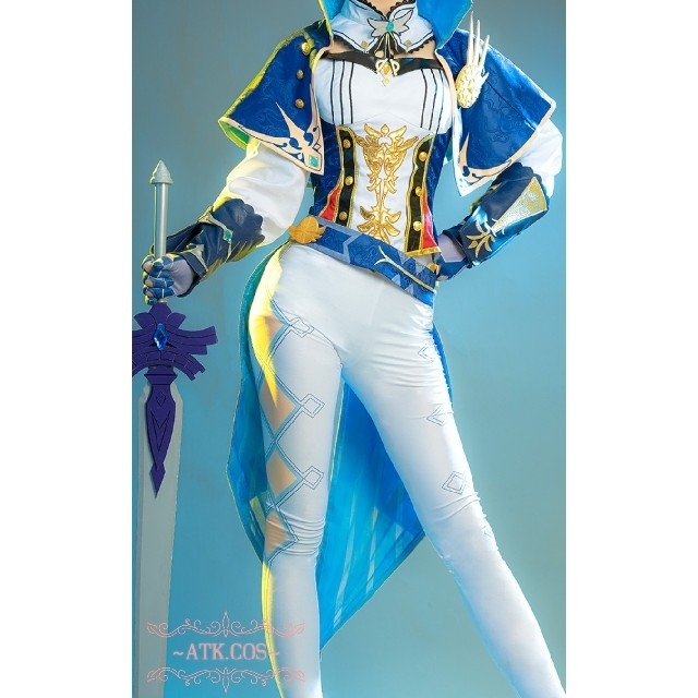 S⑫3 原神 ジン コスプレ 武器 模様 靴 ウィッグ 高品質の通販 S⑫3 原神 ジン コスプレ 武器 模様 靴 ウィッグ 高品質の通販
