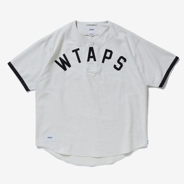 W)taps(ダブルタップス)の【期間限定出品】LEAGUE SS COTTON FLANNEL WHITE M メンズのトップス(シャツ)の商品写真