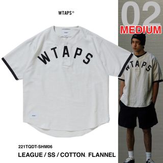 ダブルタップス(W)taps)の【期間限定出品】LEAGUE SS COTTON FLANNEL WHITE M(シャツ)