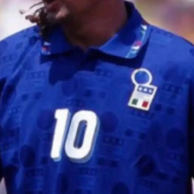 【希少】【新品未使用】ロベルト バッジョ ユニフォーム サッカー Lサイズ 4