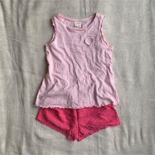 ザラキッズ(ZARA KIDS)のタンクトップ ショートパンツ セット　128cm(Tシャツ/カットソー)