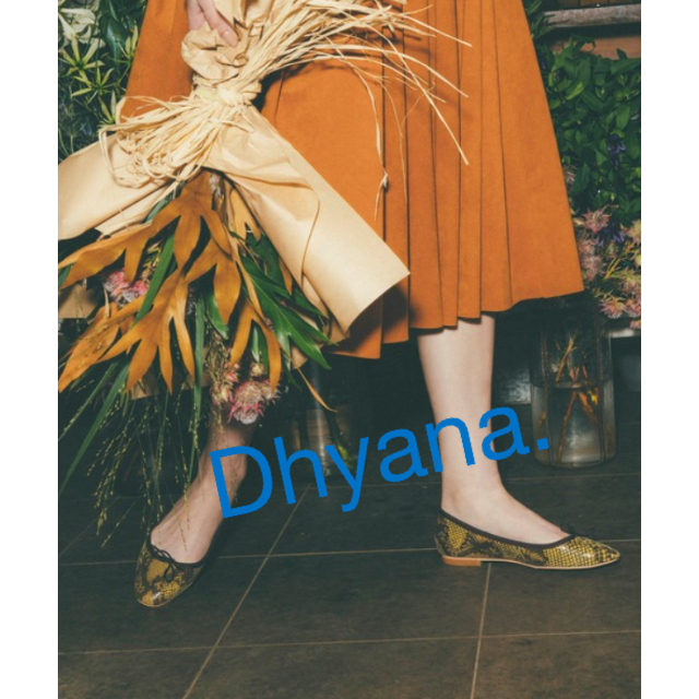 Dhyana(ディアーナ)の【美品】Dhyana. パイソン バレリーナシューズ 24cm レディースの靴/シューズ(バレエシューズ)の商品写真