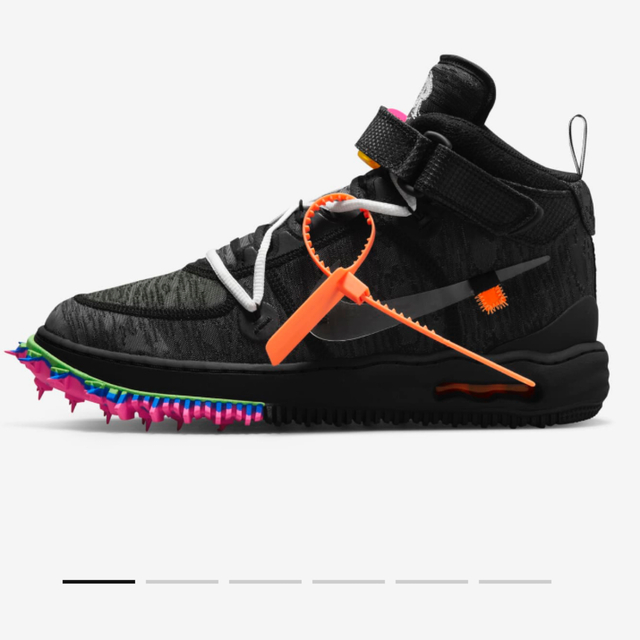 NIKE off-white エアフォース1 MID オフホワイト27.5cm