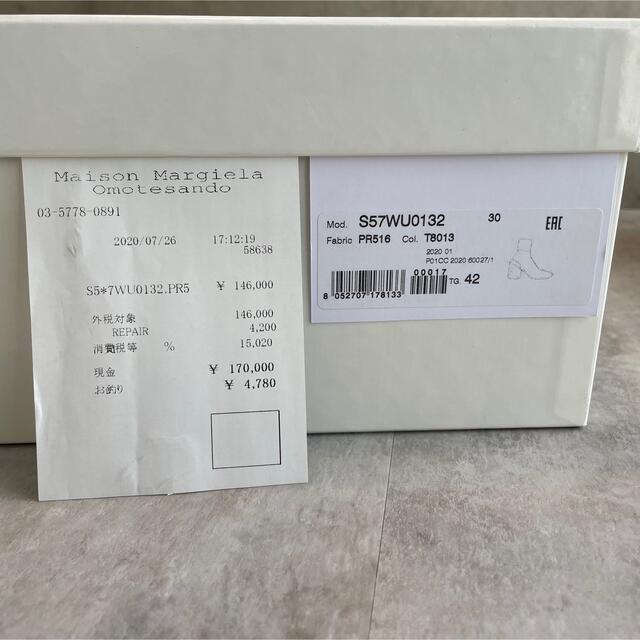 Maison Margiela tabi ブーツ 42 足袋ブーツ Maison Margiela tabi ブーツ 42 足袋ブーツ
